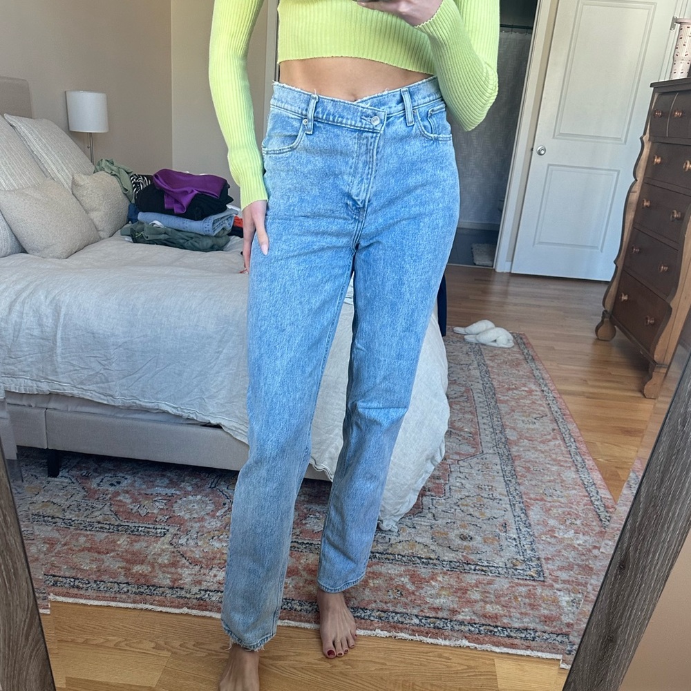 Abercrombie Cross Waist Jeans